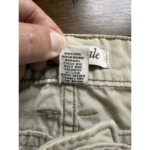 Aeropostale Pants Women 9/10 Khaki Tan Straight Leg Casual - Picture 4 of 4